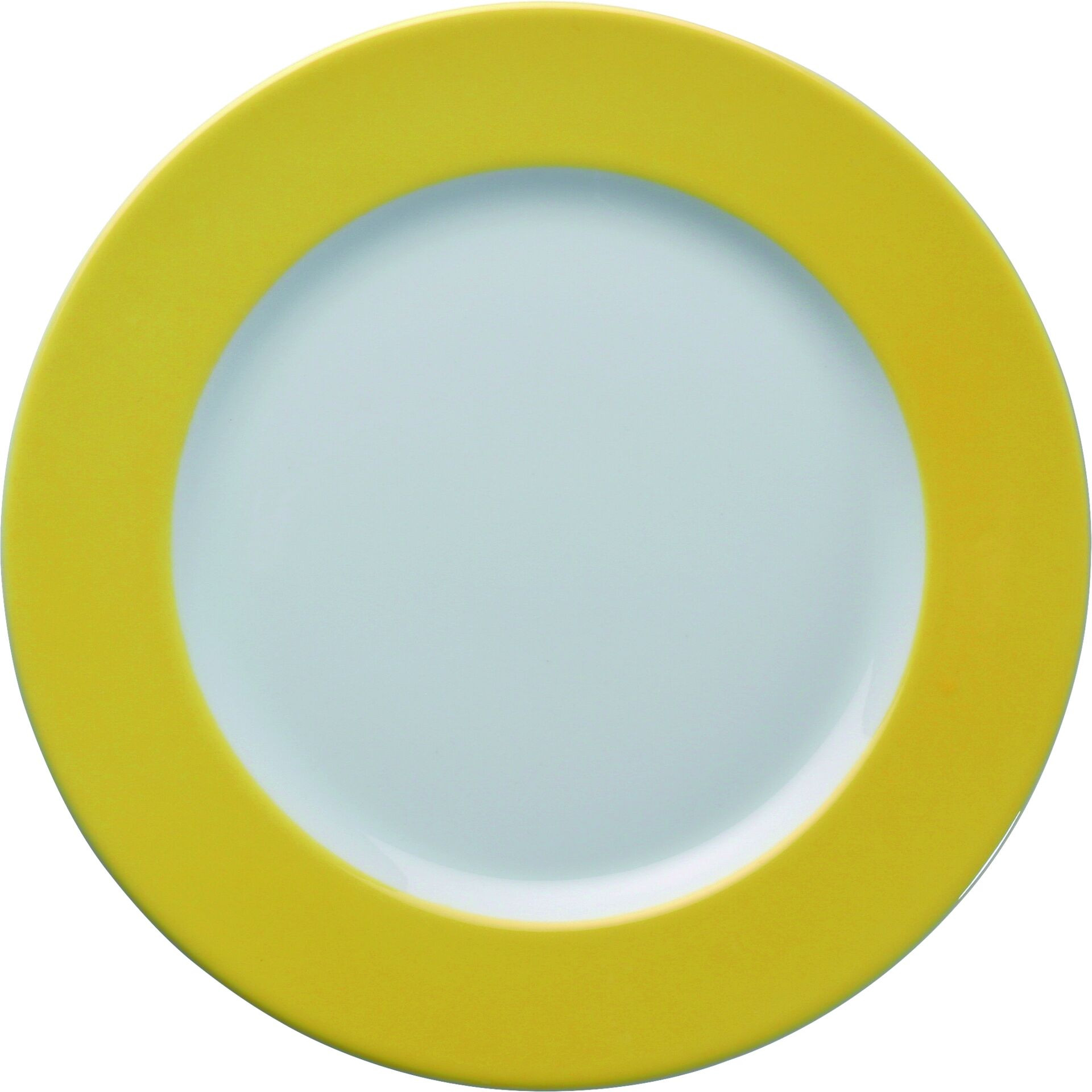 Teller flach Ø 26 cm gelb